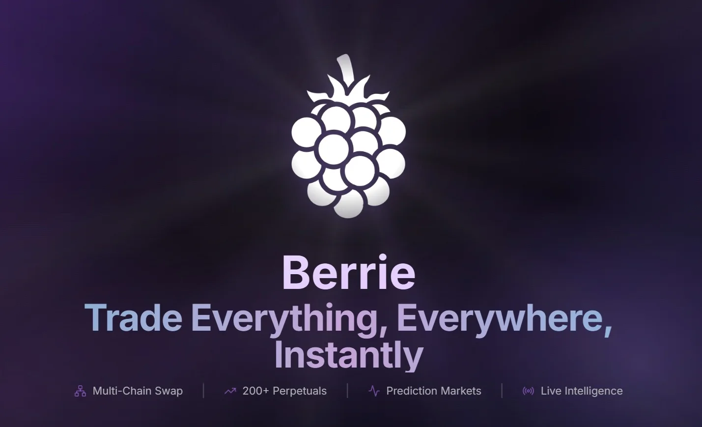 Berrie DEX brand artwork, berr.ie identity creative